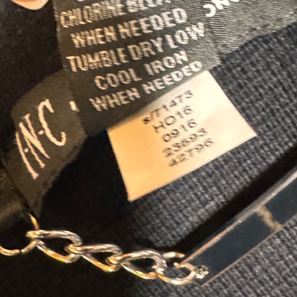 LAST CALL FINAL PRICE GREAT DEAL INC faux leather double zipper jacket large - Picture 8 of 10